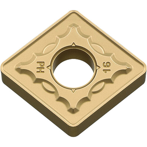 CNMG 642 PH CA515, 1/32″ Corner Radius, 1/4″ Thick, 3/4″ Inscribed Circle, TiCnulll2O3/TiN, Diamond, Turning Indexable Insert