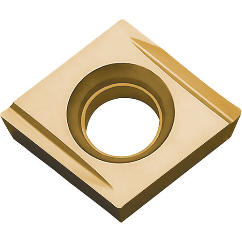 CPMH 25151 Y PV710, 1/64″ Corner Radius, 3/32″ Thick, 5/16″ Inscribed Circle, TiCN (MEGACOAT NANO), 80 Degree Diamond, Turning Indexable Insert