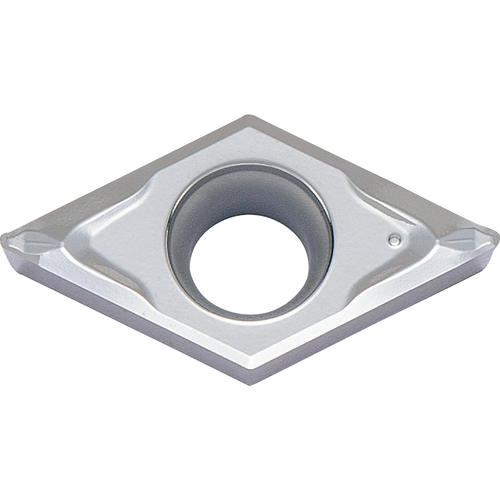 DCGT 3251 AP KW10, 1/64″ Corner Radius, 5/32″ Thick, 3/8″ Inscribed Circle, WC/Co, 55 Degree Diamond, Turning Indexable Insert