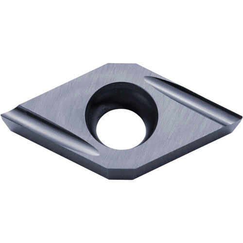 DCGT 3251 MF-U PR1225, 1/64″ Corner Radius, 5/32″ Thick, 3/8″ Inscribed Circle, MEGACOAT, Diamond, Turning Indexable Insert