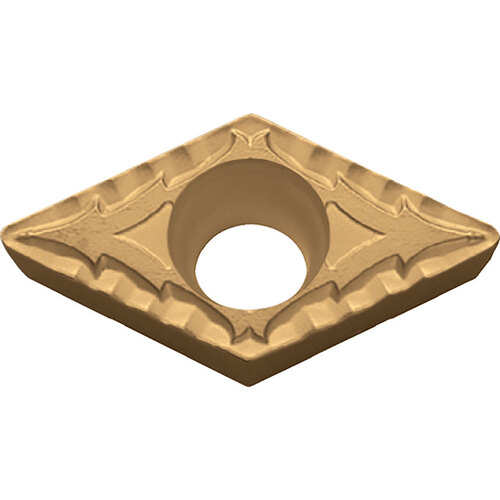DCMT 3253 CQ CA5525, 3/64″ Corner Radius, 5/32″ Thick, 3/8″ Inscribed Circle, TiCnulll2O3/TiN, Diamond, Turning Indexable Insert