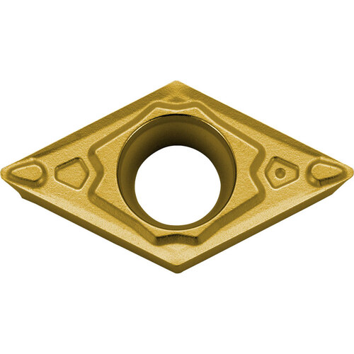 DCMT 32505 MQ CA6525, 0.0079″ Corner Radius, 5/32″ Thick, 3/8″ Inscribed Circle, TiCnulll2O3/TiN, Diamond, Turning Indexable Insert
