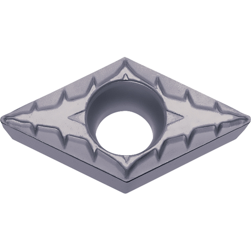 DCMT 3251 XP PR1725, 1/64″ Corner Radius, 5/32″ Thick, 3/8″ Inscribed Circle, MEGACOAT NANO PLUS, 55 Degree Diamond, Turning Indexable Insert