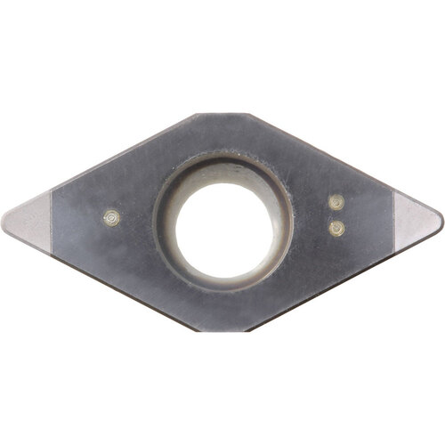 DCMW 3252 KBN35M, 1/32″ Corner Radius, 5/32″ Thick, 3/8″ Inscribed Circle, MEGACOAT, 55 Degree Diamond, Turning Indexable Insert