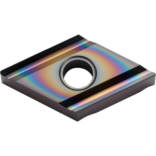 DNGG 431 A3 PDL010, 1/64″ Corner Radius, 3/16″ Thick, 1/2″ Inscribed Circle, C, 55 Degree Diamond, Turning Indexable Insert