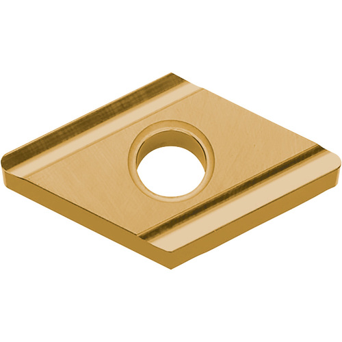 DNGG 431 PV710, 1/64″ Corner Radius, 3/16″ Thick, 1/2″ Inscribed Circle, TiCN (MEGACOAT NANO), 55 Degree Diamond, Turning Indexable Insert