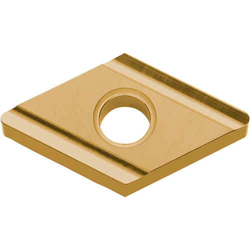 DNGG 431 PV720, 1/64″ Corner Radius, 3/16″ Thick, 1/2″ Inscribed Circle, TiCN (MEGACOAT NANO), 55 Degree Diamond, Turning Indexable Insert