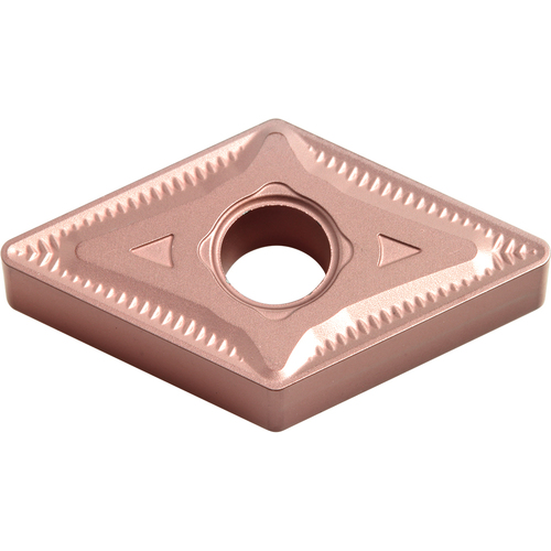 DNMG 432 GC CA310, 1/32″ Corner Radius, 3/16″ Thick, 1/2″ Inscribed Circle, TiCnulll2O3/Ti, Diamond, Turning Indexable Insert