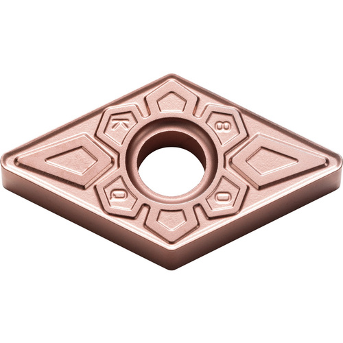DNMG 441 KQ CA320, 1/64″ Corner Radius, 1/4″ Thick, 1/2″ Inscribed Circle, TiCnulll2O3/Ti, Diamond, Turning Indexable Insert
