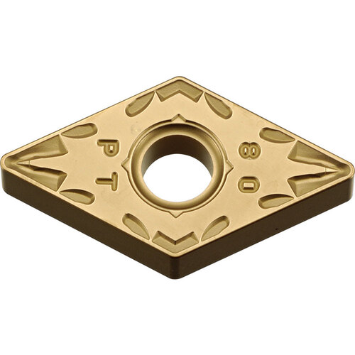 DNMG 433 PT CA530, 3/64″ Corner Radius, 3/16″ Thick, 1/2″ Inscribed Circle, TiCnulll2O3/TiN, Diamond, Turning Indexable Insert