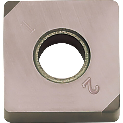 SNGA 432 ME KBN475, 1/32″ Corner Radius, 3/16″ Thick, 1/2″ Inscribed Circle, Square, Turning Indexable Insert