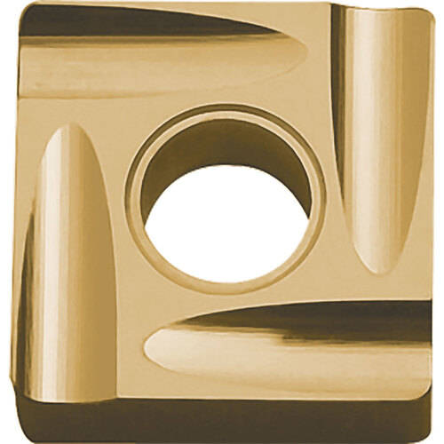 SNGG 431 25R PV710, 1/64″ Corner Radius, 3/16″ Thick, 1/2″ Inscribed Circle, TiCN (MEGACOAT NANO), 90 Degree Square, Turning Indexable Insert