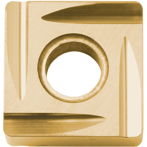 SNGG 321 B PV720, 1/64″ Corner Radius, 1/8″ Thick, 3/8″ Inscribed Circle, TiCN (MEGACOAT NANO), 90 Degree Square, Turning Indexable Insert