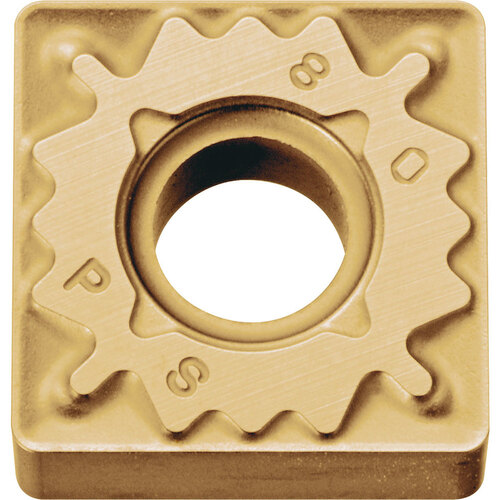 SNMG 433 PS CA515, 3/64″ Corner Radius, 3/16″ Thick, 1/2″ Inscribed Circle, TiCnulll2O3/TiN, Square, Turning Indexable Insert