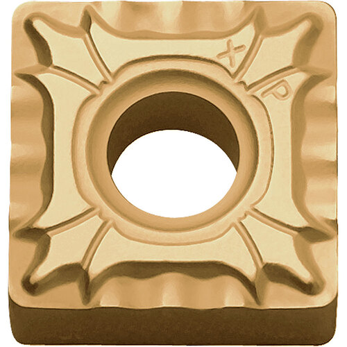 SNMG 432 XP CA025P, 1/32″ Corner Radius, 3/16″ Thick, 1/2″ Inscribed Circle, TiCl2O3/TiN, 90 Degree Square, Turning Indexable Insert