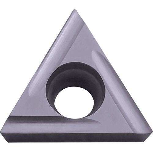TCGT 2202 U PR930, 0.004″ Corner Radius, 1/8″ Thick, 1/4″ Inscribed Circle, TiCN, 60 Degree Triangle, Turning Indexable Insert