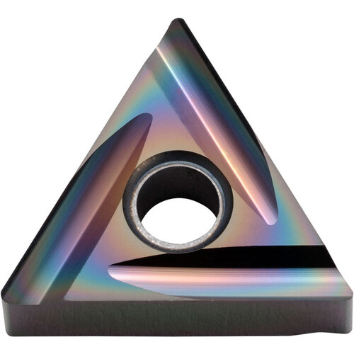 TNGG 331 A3 PDL010, 1/64″ Corner Radius, 3/16″ Thick, 3/8″ Inscribed Circle, C, 60 Degree Triangle, Turning Indexable Insert