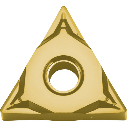 TNGG 3305 SK PV730, 0.008″ Corner Radius, 3/16″ Thick, 3/8″ Inscribed Circle, TiAlN/TiN, 60 Degree Triangle, Turning Indexable Insert