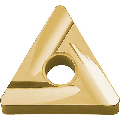 TNGG 331 25R PV730, 1/64″ Corner Radius, 3/16″ Thick, 3/8″ Inscribed Circle, TiAlN/TiN, 60 Degree Triangle, Turning Indexable Insert