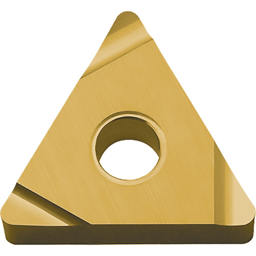 TNGG 331 S PV710, 1/64″ Corner Radius, 3/16″ Thick, 3/8″ Inscribed Circle, TiCN (MEGACOAT NANO), 60 Degree Triangle, Turning Indexable Insert