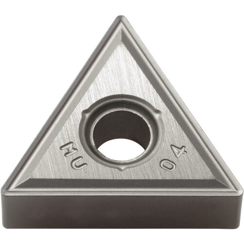 TNMG 331 MU PR015S, 1/64″ Corner Radius, 3/16″ Thick, 3/8″ Inscribed Circle, MEGACOAT HARD, Triangle, Turning Indexable Insert