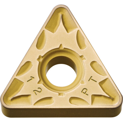 TNMG 333 PT CA525, 3/64″ Corner Radius, 3/16″ Thick, 3/8″ Inscribed Circle, TiCl2O3/TiN, 60 Degree Triangle, Turning Indexable Insert