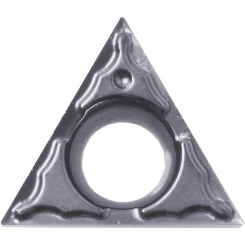 TPGT 151502 MP-CF PR1225, 0.0039″ Corner Radius, 3/32″ Thick, 3/16″ Inscribed Circle, MEGACOAT, Triangle, Turning Indexable Insert