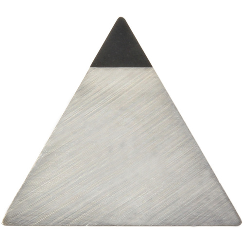 TPG 322 NE KPD001, 1/32″ Corner Radius, 1/8″ Thick, 3/8″ Inscribed Circle, Triangle, Turning Indexable Insert