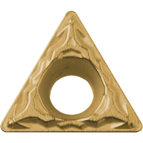 TPMT 18151 PP PV720, 1/64″ Corner Radius, 3/32″ Thick, 7/32″ Inscribed Circle, TiCN (MEGACOAT NANO), Triangle, Turning Indexable Insert