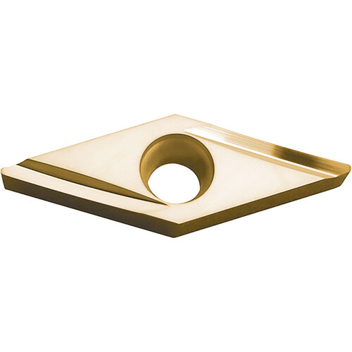 VBET 2205 M-Y PV710, 0.0079″ Corner Radius, 1/8″ Thick, 1/4″ Inscribed Circle, TiCN (MEGACOAT NANO), Diamond, Turning Indexable Insert