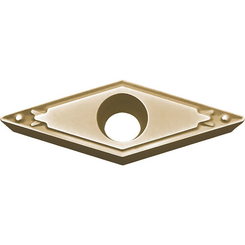VCMT 15151 HQ CA525, 1/64″ Corner Radius, 3/32″ Thick, 3/16″ Inscribed Circle, TiCnulll2O3/TiN, Diamond, Turning Indexable Insert