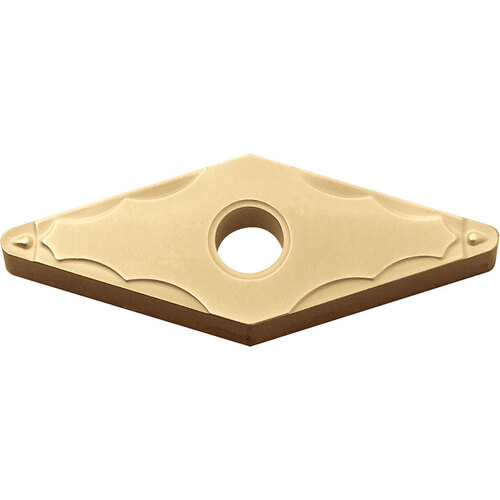 VNMG 3305 GP CA525, 0.008″ Corner Radius, 3/16″ Thick, 3/8″ Inscribed Circle, TiCl2O3/TiN, 35 Degree Diamond, Turning Indexable Insert