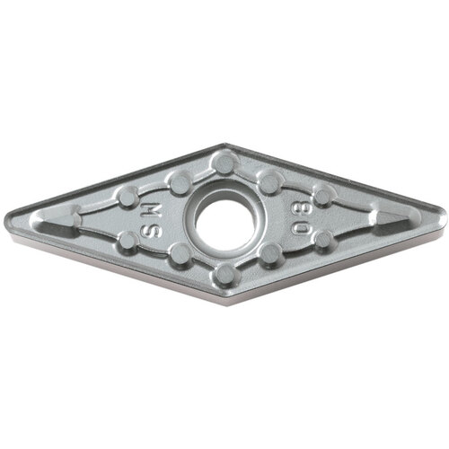 VNMG 333 MS PR005S, 3/64″ Corner Radius, 3/16″ Thick, 3/8″ Inscribed Circle, MEGACOAT HARD, Diamond, Turning Indexable Insert