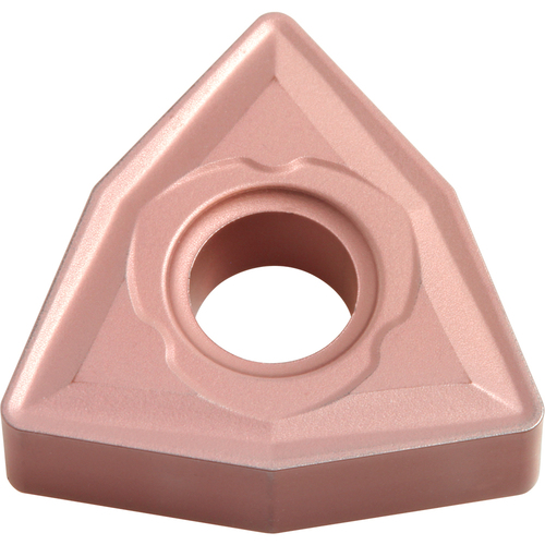 WNMG 431 C CA310, 1/64″ Corner Radius, 3/16″ Thick, 1/2″ Inscribed Circle, TiCnulll2O3/Ti, Trigon, Turning Indexable Insert