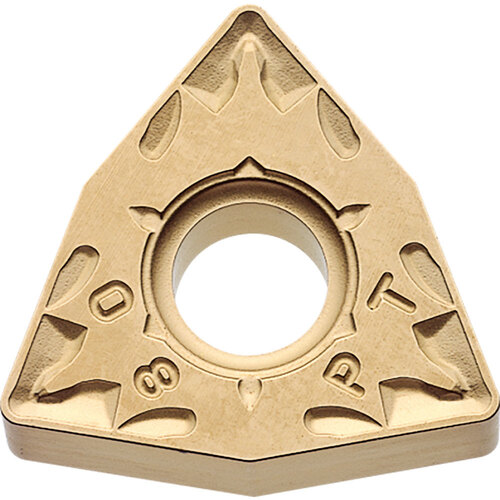 WNMG 432 PT CA530, 1/32″ Corner Radius, 3/16″ Thick, 1/2″ Inscribed Circle, TiCnulll2O3/TiN, Trigon, Turning Indexable Insert