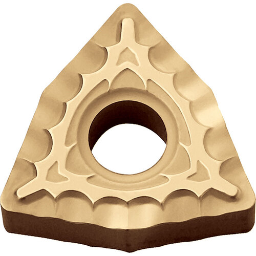 WNMG 432 XQ PV710, 1/32″ Corner Radius, 3/16″ Thick, 1/2″ Inscribed Circle, TiCN (MEGACOAT NANO), Trigon, Turning Indexable Insert