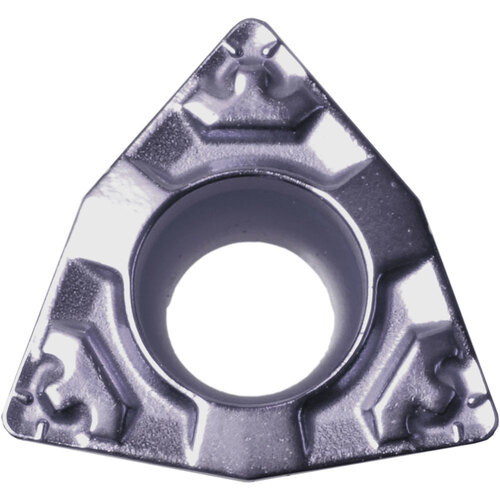 WPMT 2151 GP PR930, 1/64″ Corner Radius, 3/32″ Thick, 1/4″ Inscribed Circle, TiCN, 80 Degree Trigon, Turning Indexable Insert