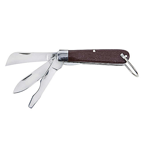 3 Blade Pocket Knife with Screwdriver