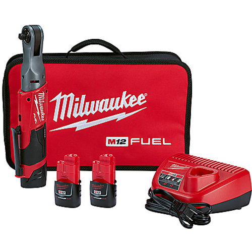 M12 FUEL 3/8″ Ratchet 2 Battery Kit