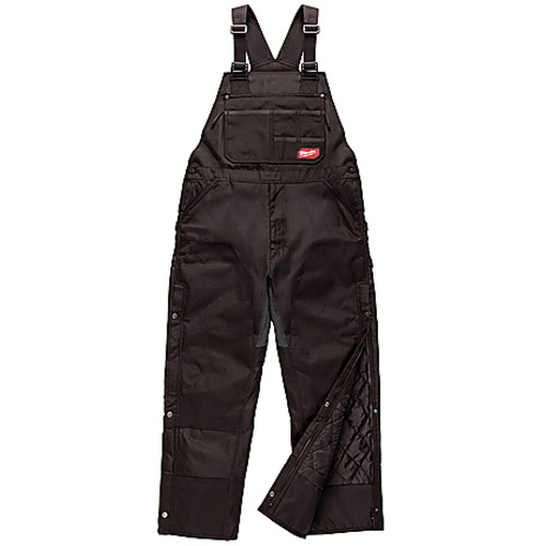 Coveralls & Bib Overalls: Zip-to-Thigh, Ripstop Polyester, 28 Inseam, Black, Adult Unisex