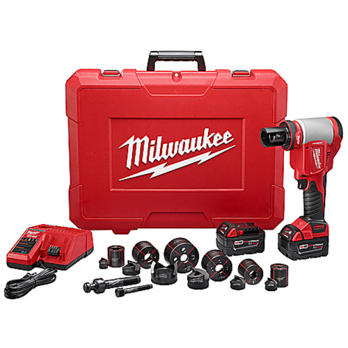 ‎M18 FORCE LOGIC 10T Knockout Tool 1/2″ - 2″ Kit