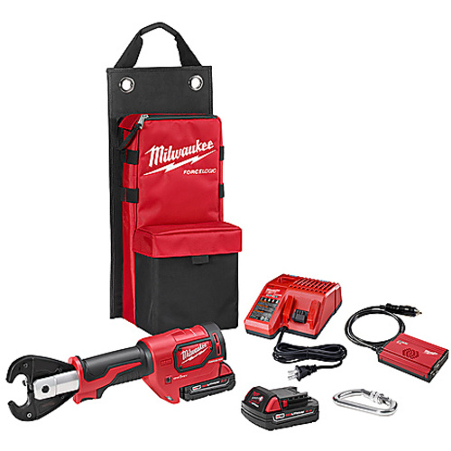 M18 FORCE LOGIC 6T Utility Crimper Kit with D3 Grooves 