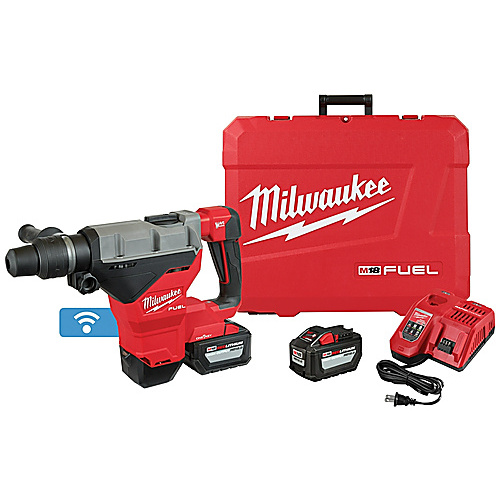 ‎M18 FUEL 1-3/4″ SDS MAX Rotary Hammer Kit w/ (2) 12.0 Battery