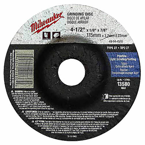 5″ × 1/8″ × 7/8″ Grinding Wheel (Type 27)