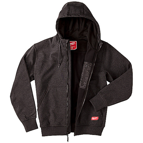Hooded Sweatshirt; Fleece, Durable Polyester, Small (S), Black, Adult Unisex