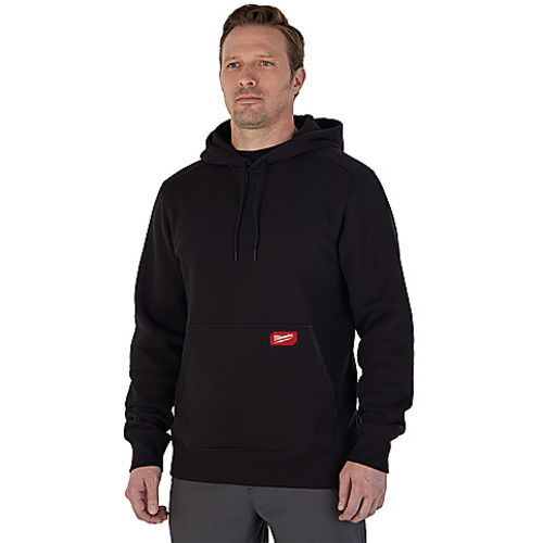 MID PULLOVR HOODIE BLK 3X