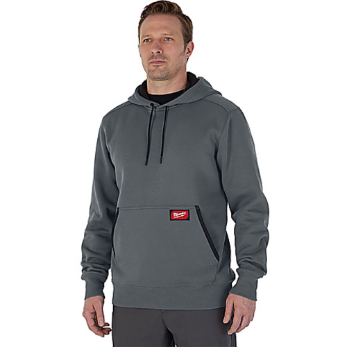 MID PULLOVER HOODIE GRY M