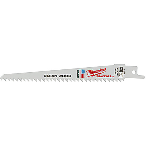 6″ 6 TPI Fleam Ground SAWZALL Blades (5 Pk)
