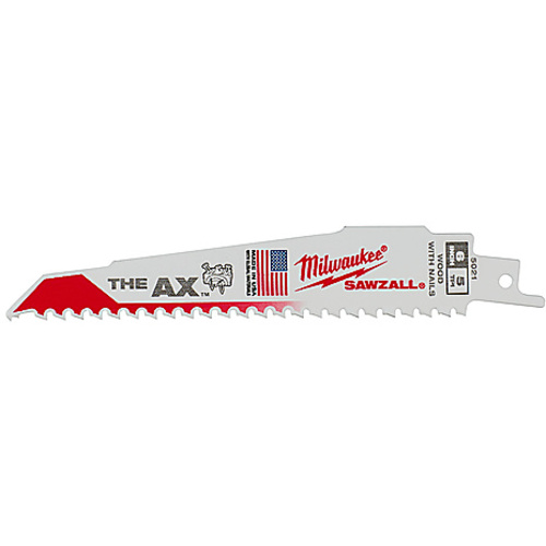 6″ 5 TPI The AX Demolition Wood Cutting Sawzall Blade Bulk 100