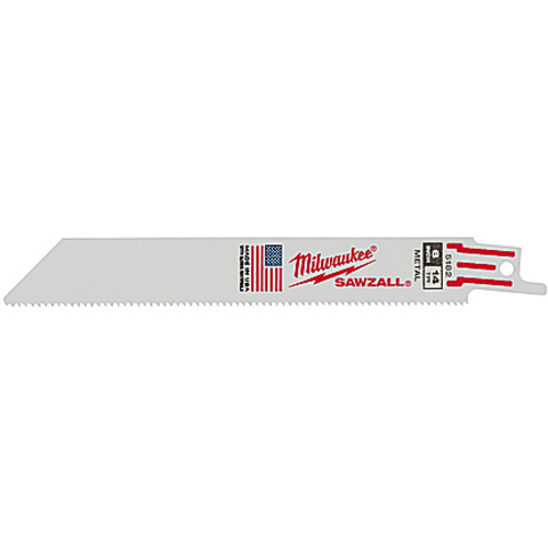 ‎6″ 14 TPI SAWZALL Blades (Bulk - 25 Pk)